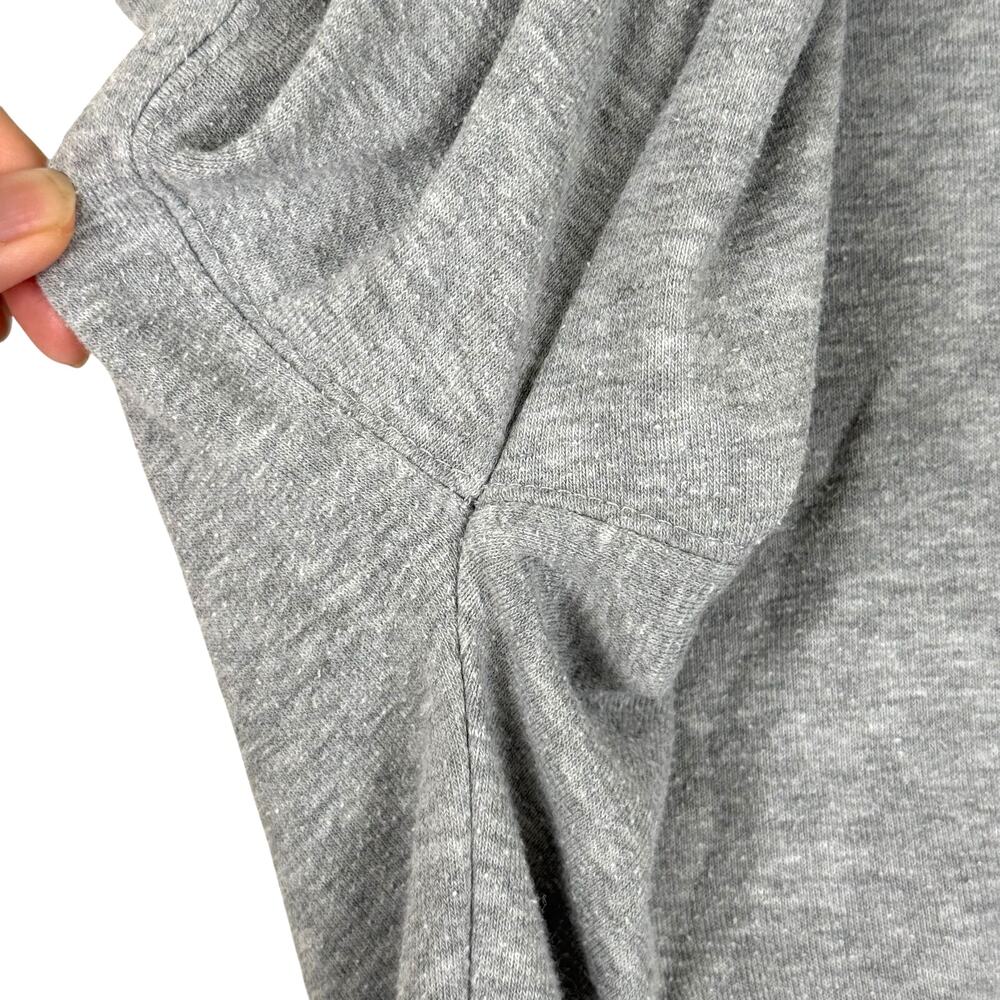 Cotton On Cropped Basic Light Heather Gray Drawstring Hoodie Sweatshirt - Small - Picture 6 of 7